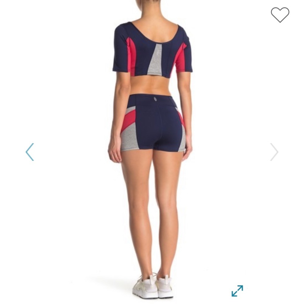 Free People Movement Colorblock 2Pc Set Red/Navy Combo - Picture 9 of 15